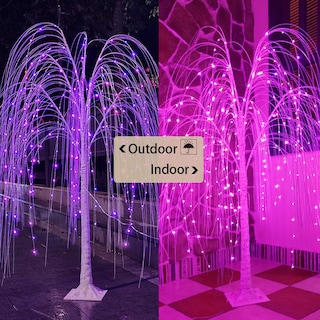 Foto 3 | Led Willow Tree Pooqla 240 Rgb De 5 Pies Con Control Remoto - Venta Internacional.