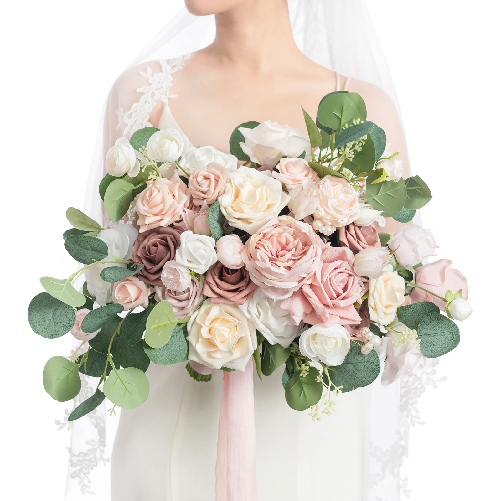 Ramo de Novia Ling's Moment Flores Artificiales  - Venta Internacional