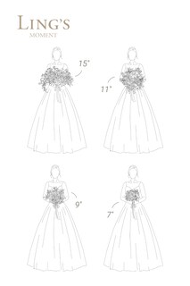 Foto 5 | Ramo de Novia Ling's Moment Flores Artificiales - Venta Internacional