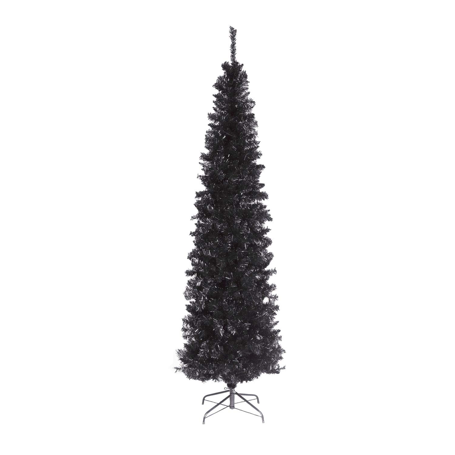 Foto 2 pulgar | Árbol De Navidad De National Tree Company, Oropel Negro, 6 Pies - Venta Internacional.