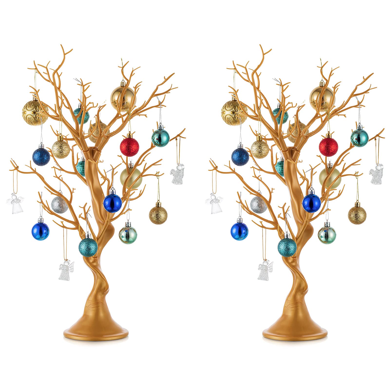 Foto 1 | Manzanita Artificial Nuptio Gold De 58 Cm Con 2 Troncos Y 32 Ramas - Venta Internacional.