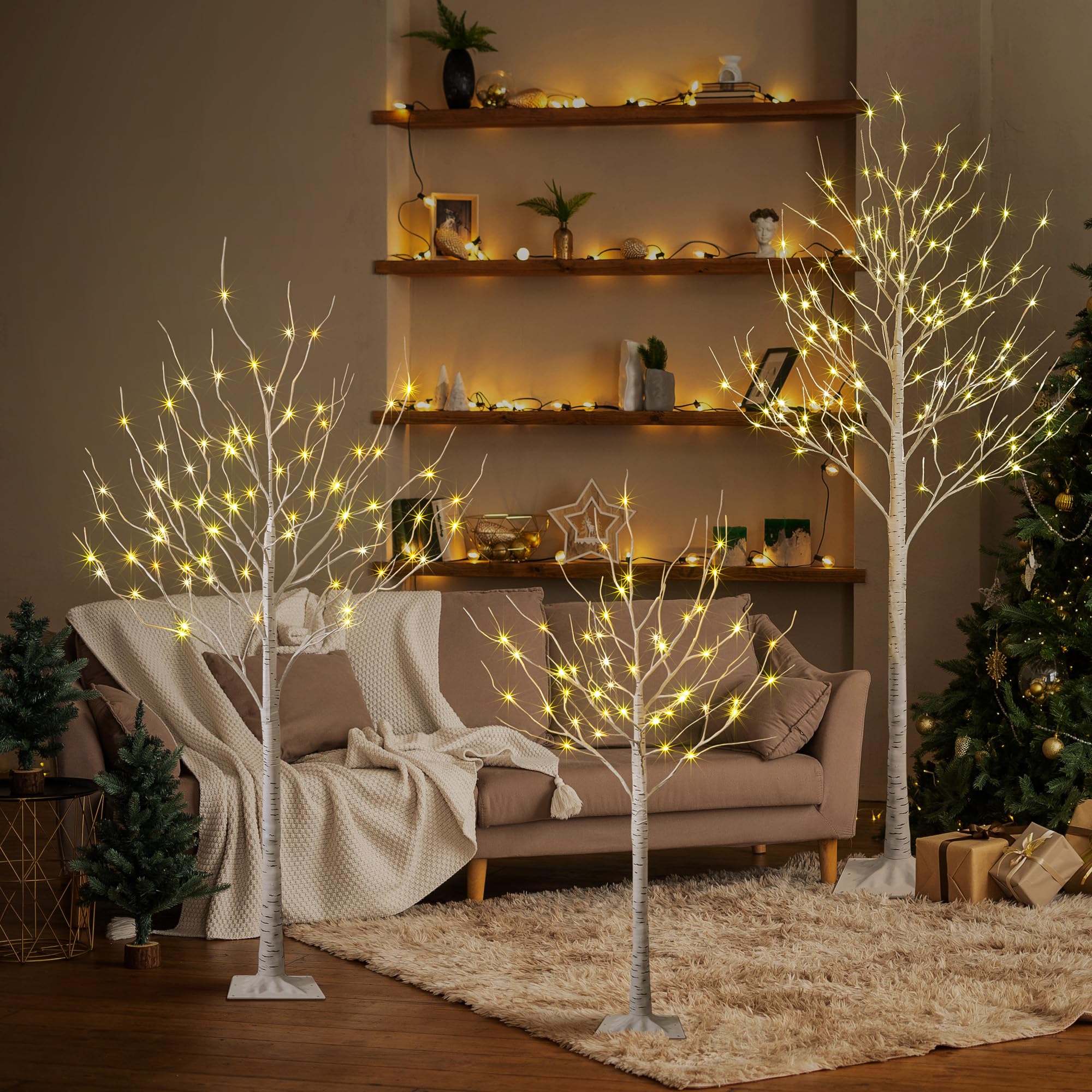 Foto 5 pulgar | Luz Led Birch Tree Lightshare De 1,2 M, 1,8 M Y 2,4 M, Color Blanco Cálido - Venta Internacional.