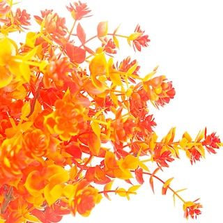 Foto 2 | Flores De Otoño Artificiales Grunyia Resistentes A Los Rayos Uv Para Decoración - Venta Internacional.