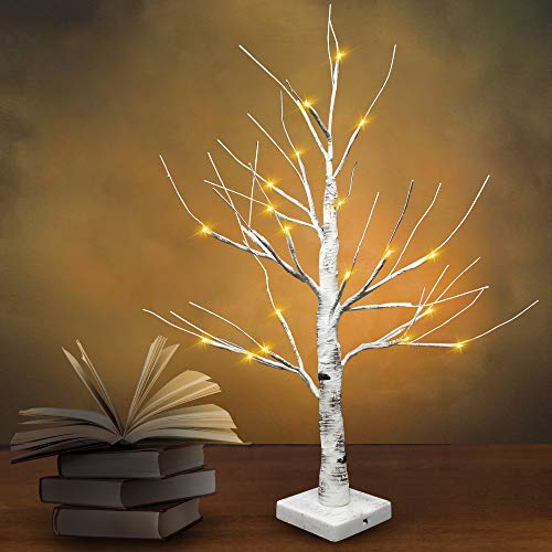 Foto 3 pulgar | Soporte Para Joyas Joiedomi Led Birch Tree De 2 Pies Con Luz Temporizadora - Venta Internacional.