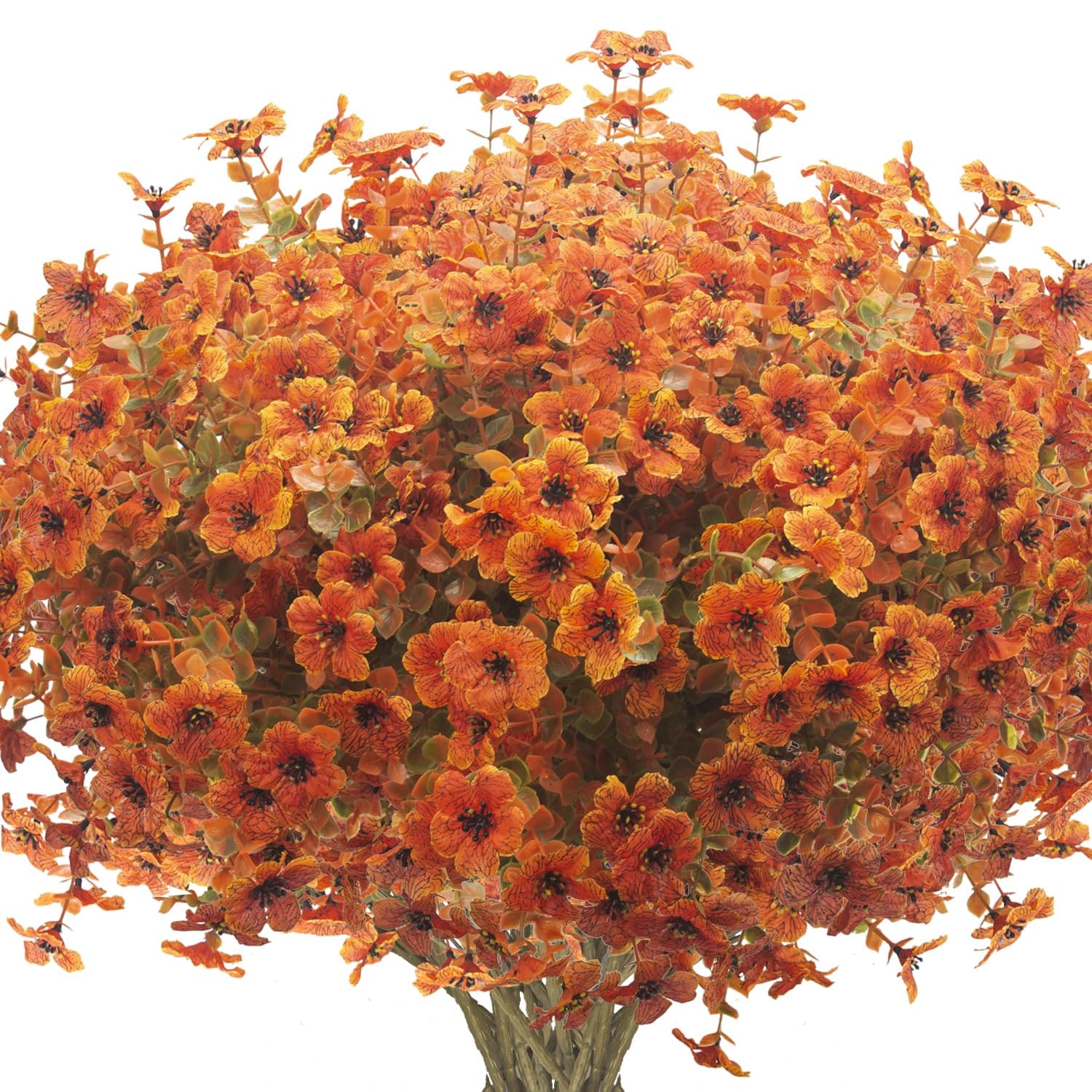 Flores Artificiales De Otoño Grunyia, 16 Paquetes, Resistentes A Los Rayos Uv - Venta Internacional. $1,275