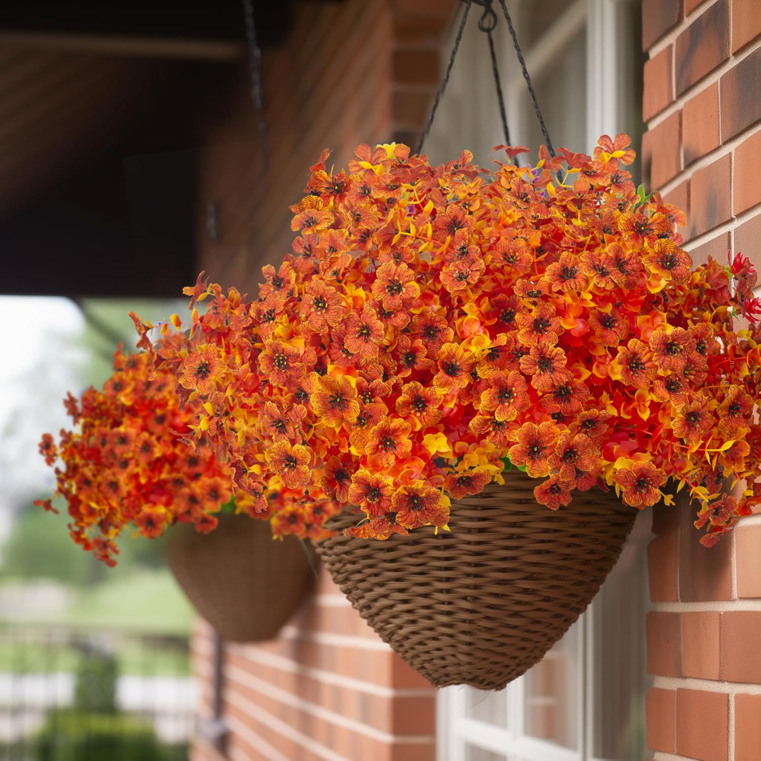 Foto 6 | Flores Artificiales De Otoño Grunyia, 16 Paquetes, Resistentes A Los Rayos Uv - Venta Internacional.