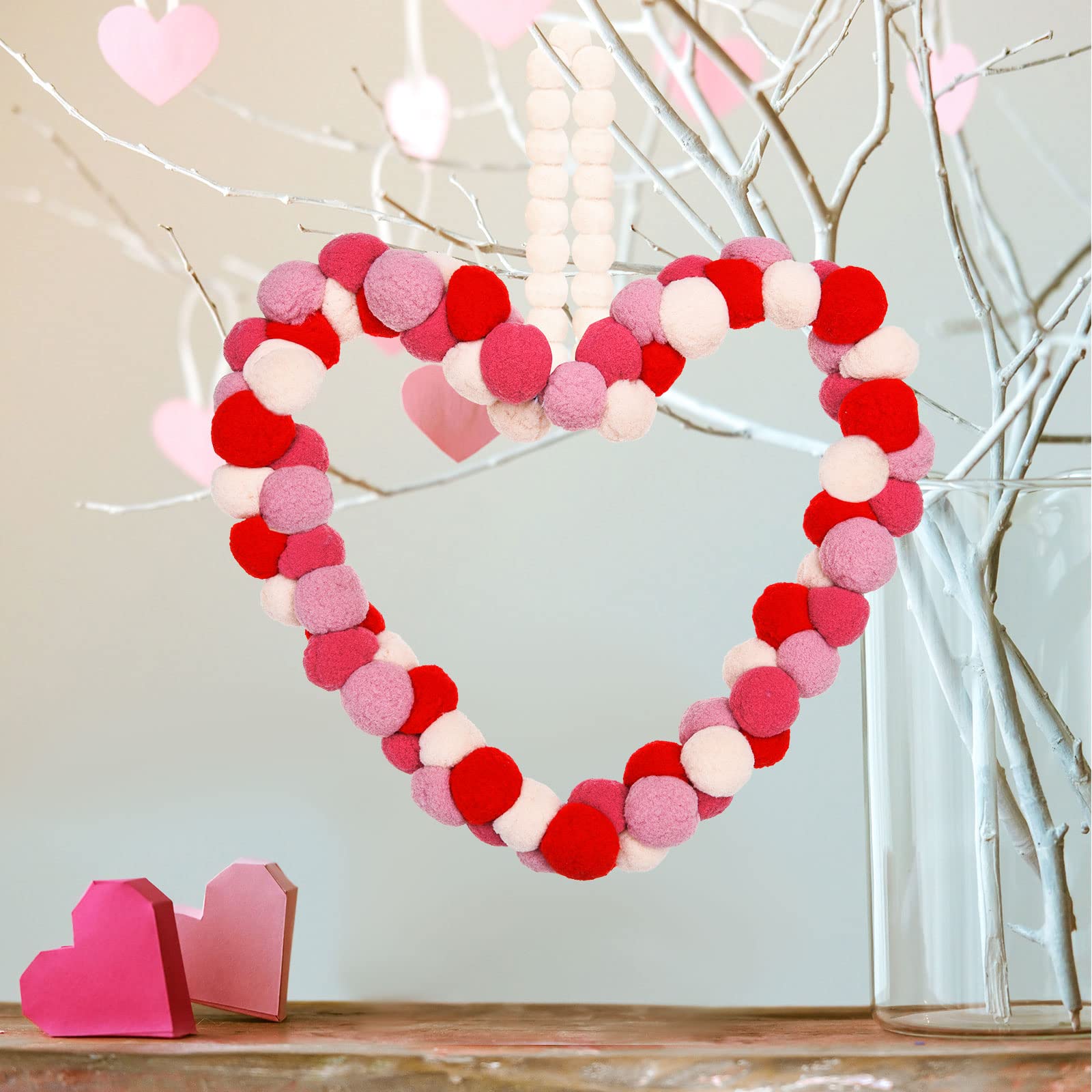 Foto 5 pulgar | Pompón De Fieltro Boao Para El Día De San Valentín, 25 Cm De Diámetro - Venta Internacional.