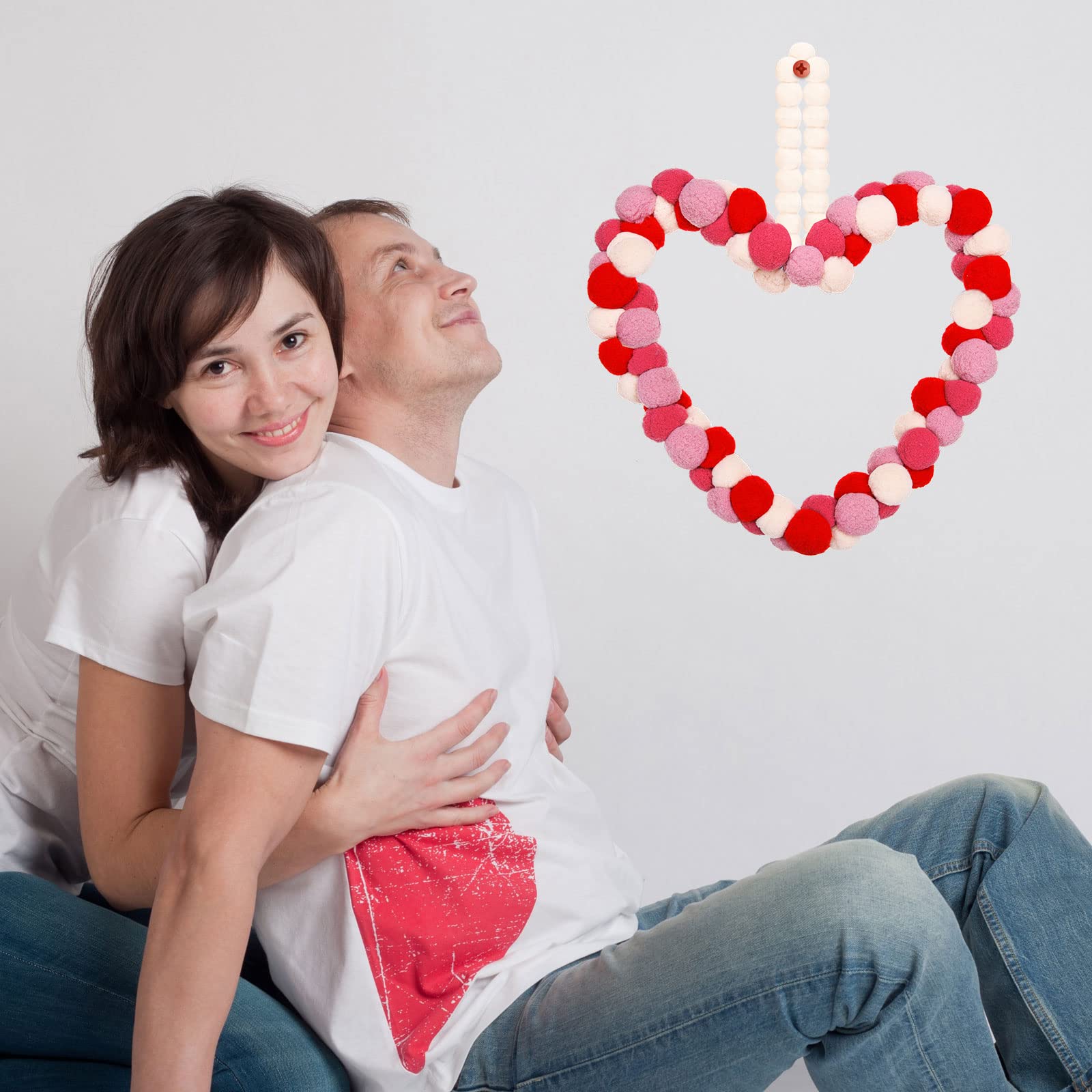 Foto 6 pulgar | Pompón De Fieltro Boao Para El Día De San Valentín, 25 Cm De Diámetro - Venta Internacional.