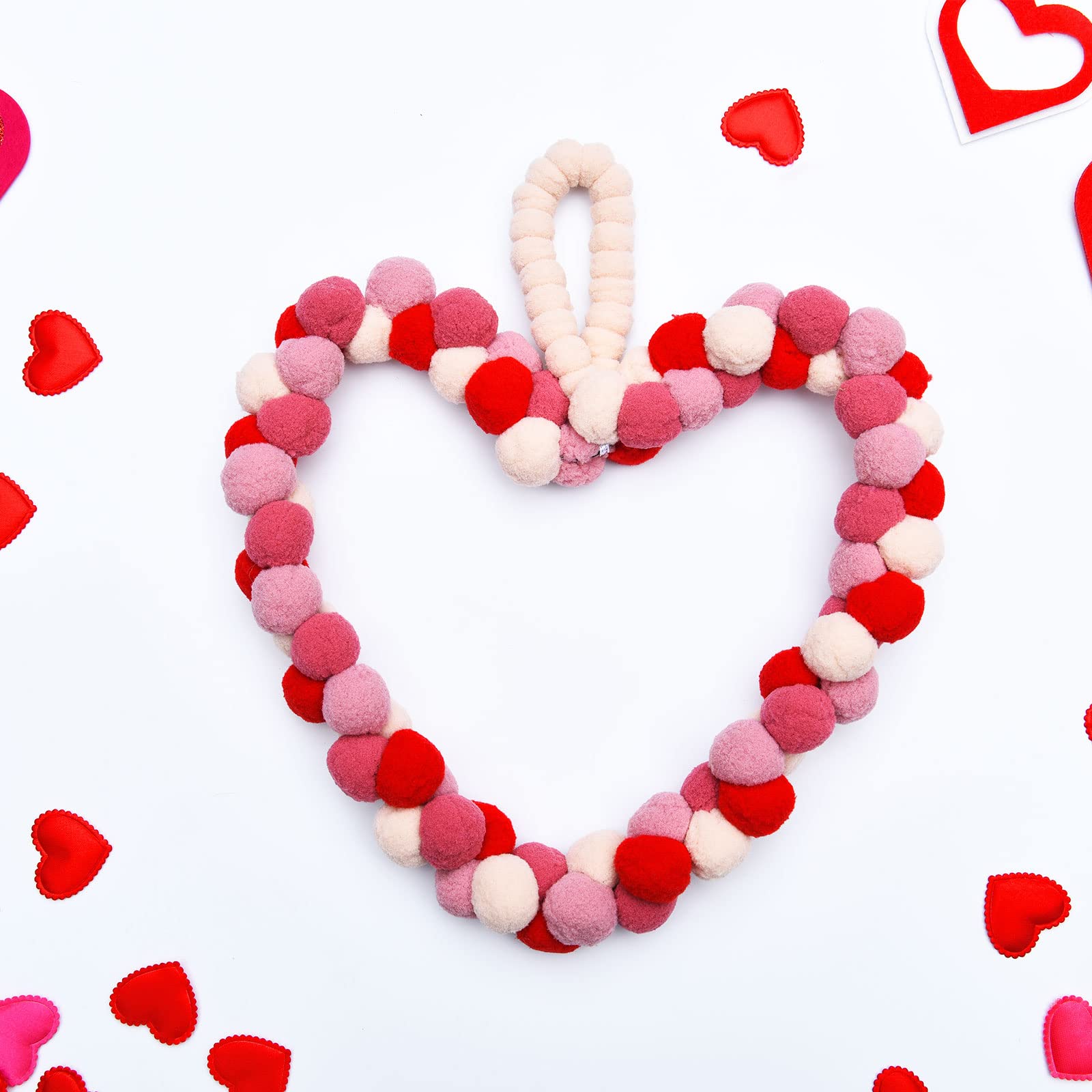 Foto 7 pulgar | Pompón De Fieltro Boao Para El Día De San Valentín, 25 Cm De Diámetro - Venta Internacional.