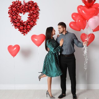 Foto 4 | Corona Sggvecsy de Oropel en Forma de Corazón 45 cm - Venta Internacional