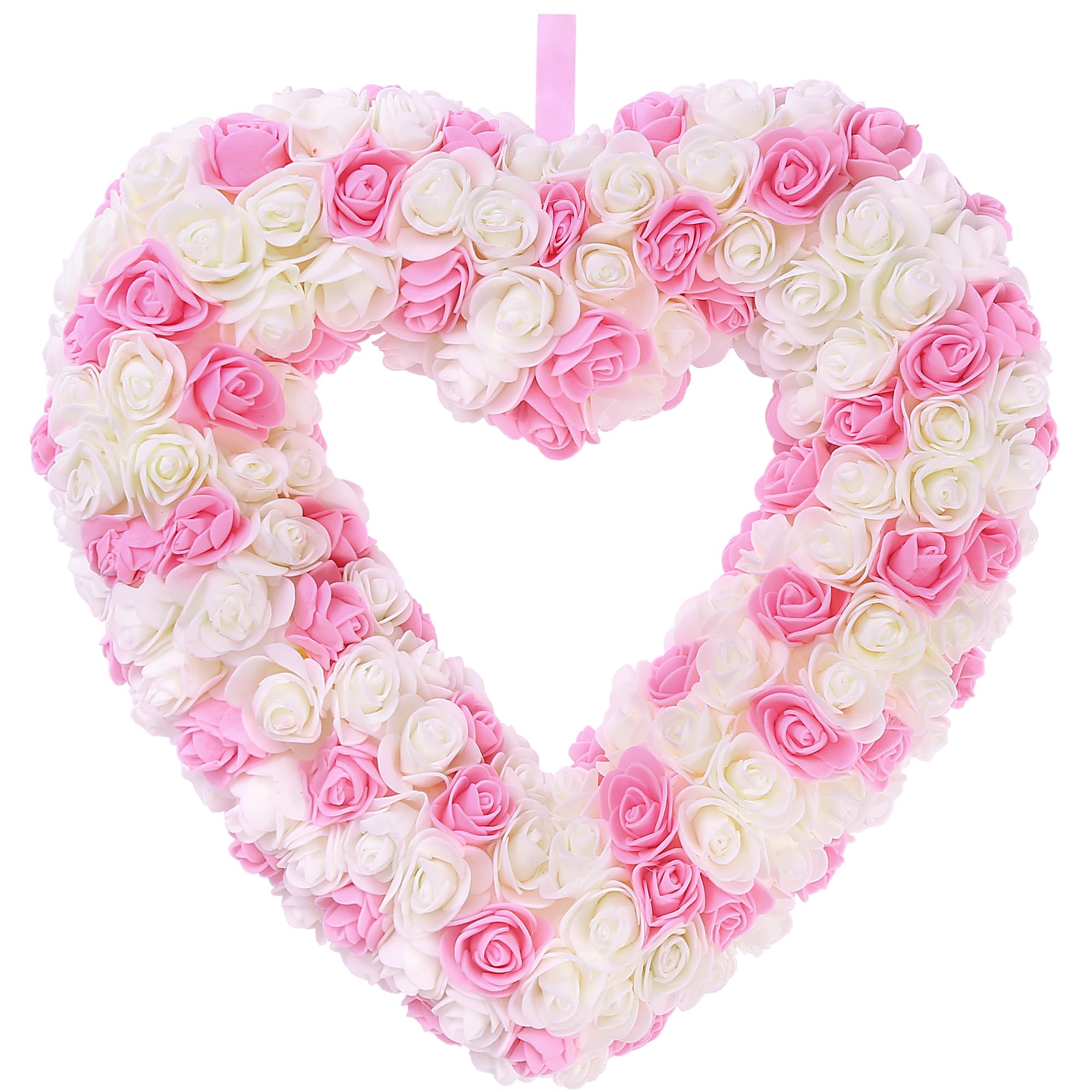 Corona Artificial en Forma de Corazón Sggvecsy 33 cm - Venta Internacional