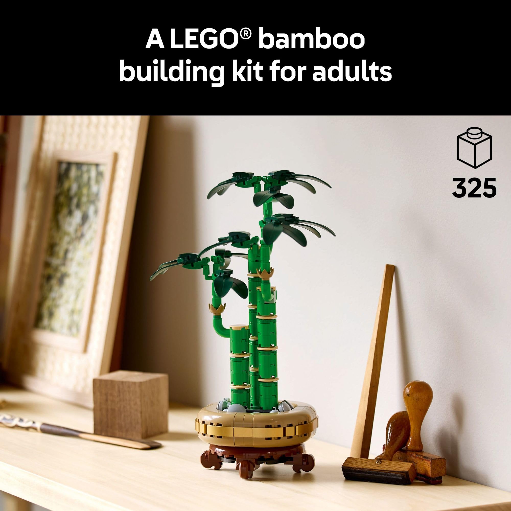 Foto 2 | Set De Construcción Lego Botanicals Lucky Bamboo 10344 Con 325 Piezas - Venta Internacional.