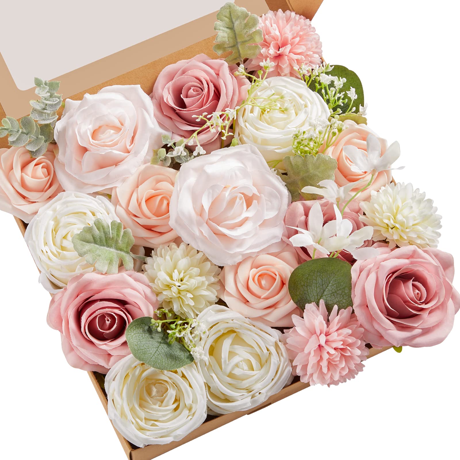 Flores Artificiales Falsas De Color Rosa Serwalin Para Ramos De Boda - Venta Internacional. $700