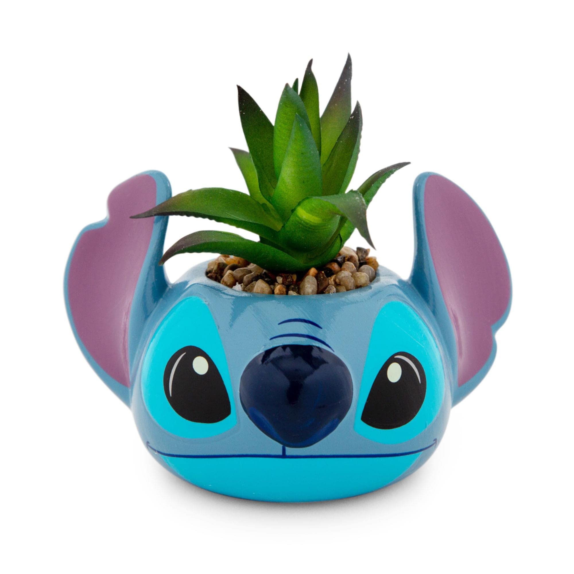 Foto 2 pulgar | Minimoleta Disney Lilo & Stitch De Cerámica Con Suculentas - Venta Internacional.
