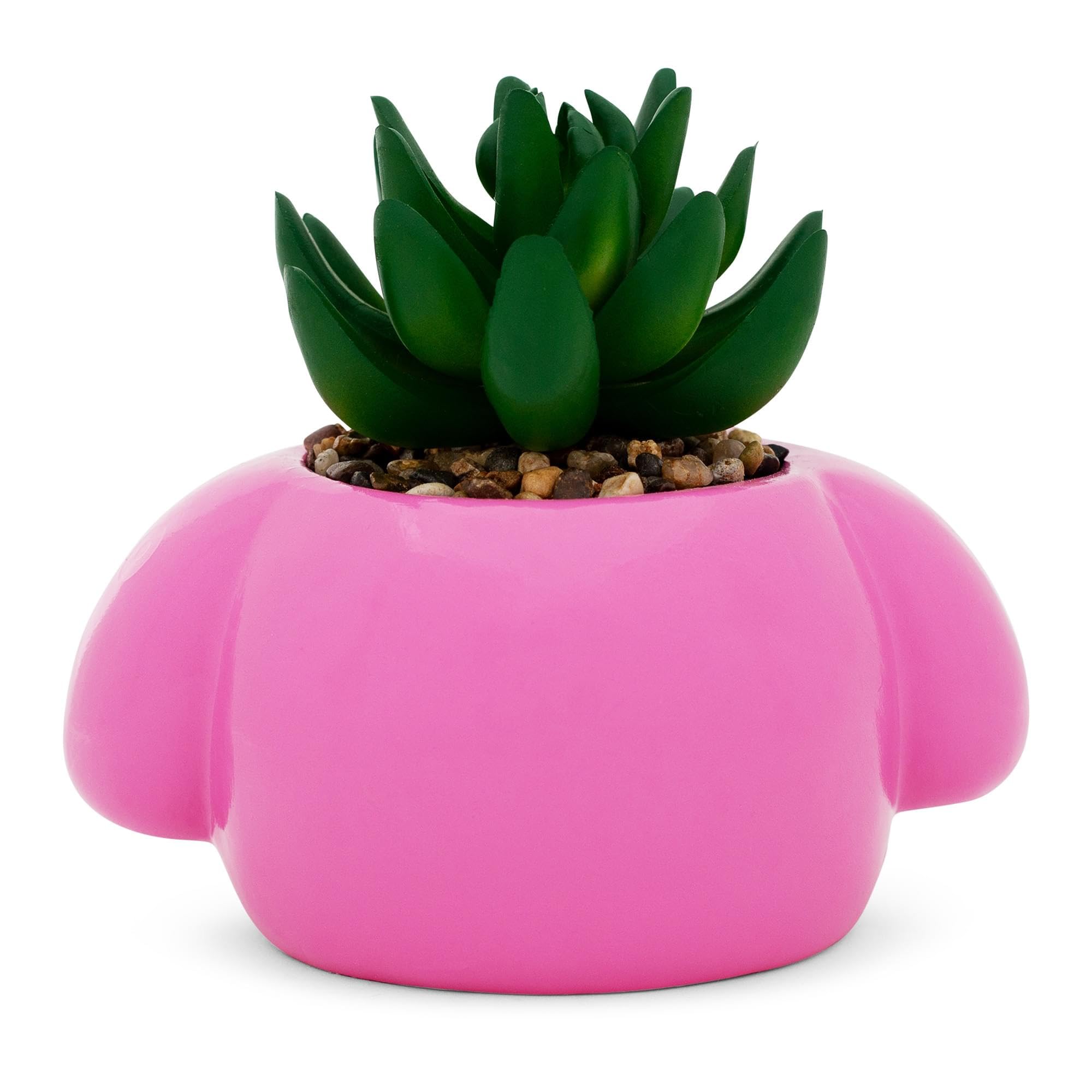 Foto 4 pulgar | Mini Maceta Toynk Sanrio My Melody De Cerámica Con Material Artificial - Venta Internacional.