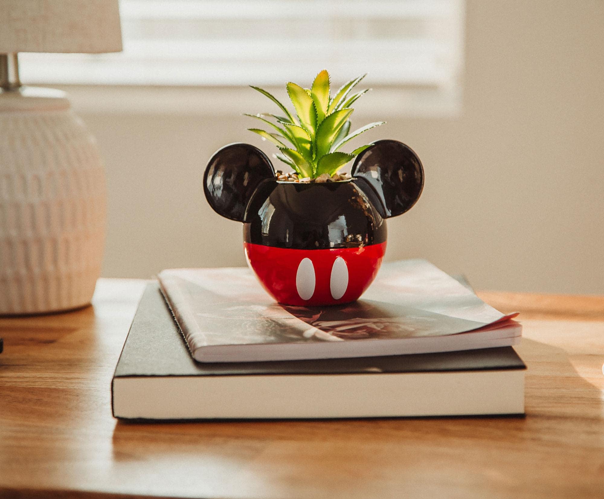 Foto 6 | Minimoleta De Cerámica Plateada Con Diseño De Buffalo Disney Mickey Mouse - Venta Internacional.