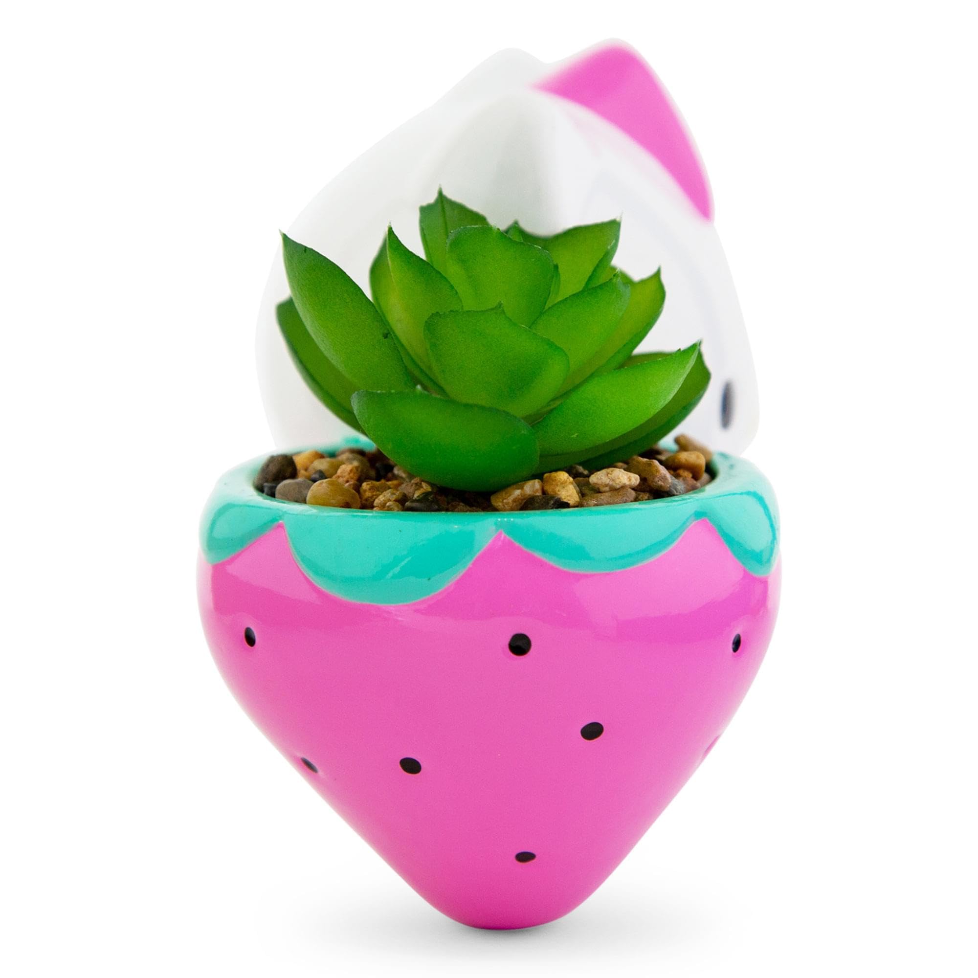 Foto 4 pulgar | Maceta De Cerámica Toynk Sanrio Hello Kitty Fresa 12 Cm - Venta Internacional.