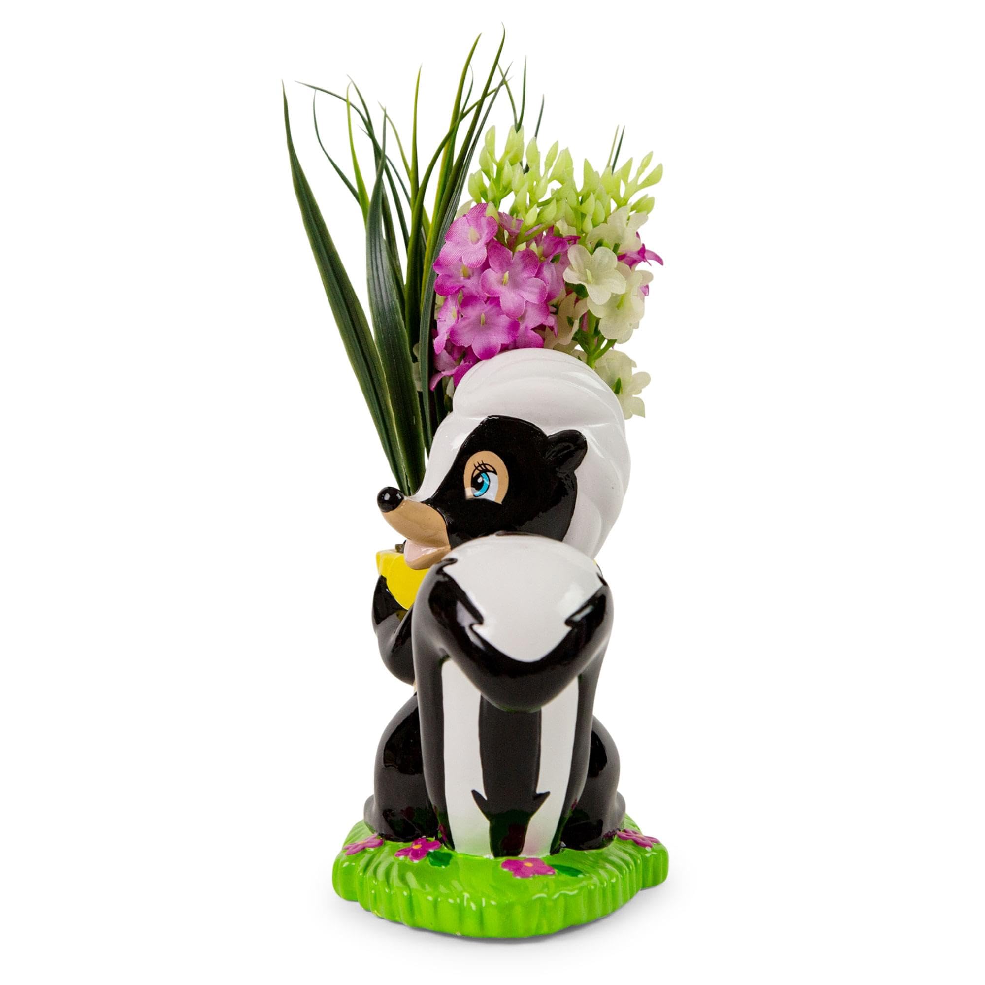 Foto 2 | Maceta De Cerámica Silver Buffalo Disney Bambi Flower Skunk - Venta Internacional.
