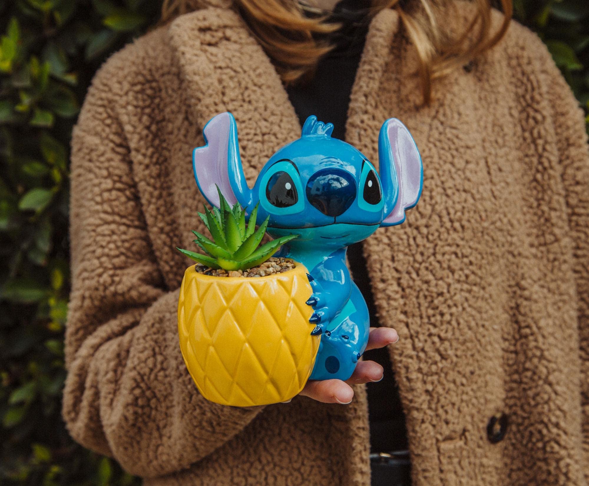 Foto 8 pulgar | Maceta De Cerámica Toynk Disney Lilo & Stitch Pineapple 15 Cm - Venta Internacional.