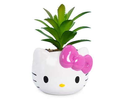 Foto 1 | Minimoleta Plateada Buffalo Sanrio Hello Kitty Face De 8 Cm - Venta Internacional.