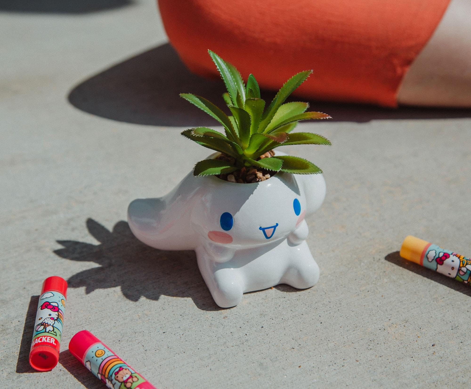 Foto 6 | Macetero Pequeño De Cerámica Silver Buffalo Sanrio Cinnamoroll De 8 Cm - Venta Internacional.