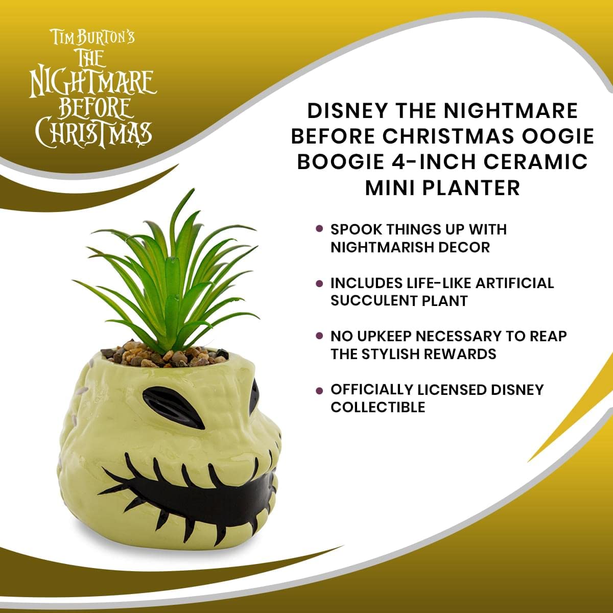 Foto 8 pulgar | Minimoleta De Cerámica Toynk Disney Nightmare Before Christmas - Venta Internacional.