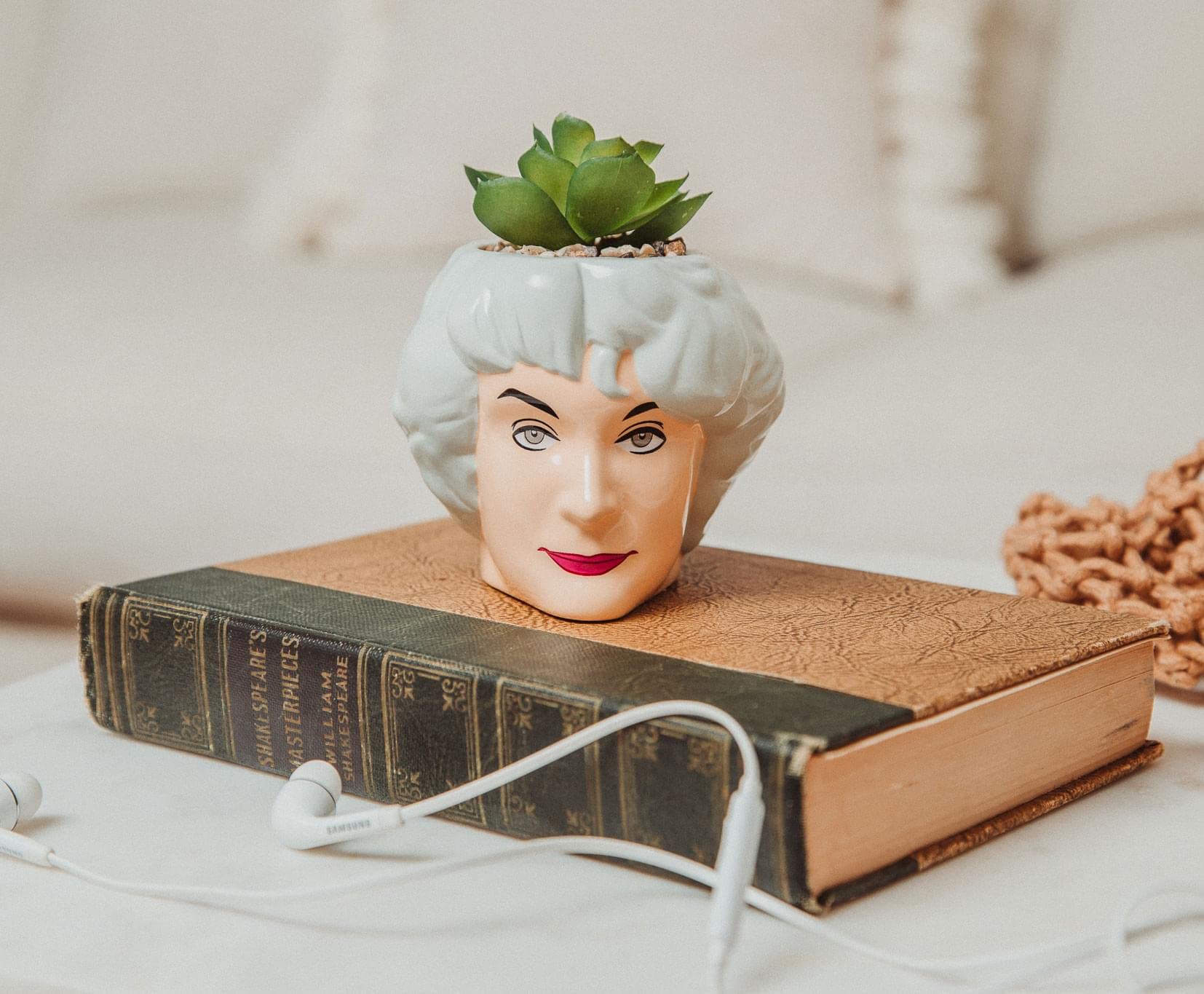 Foto 6 | Maceta Pequeña Silver Buffalo The Golden Girls Dorothy Ceramic - Venta Internacional.