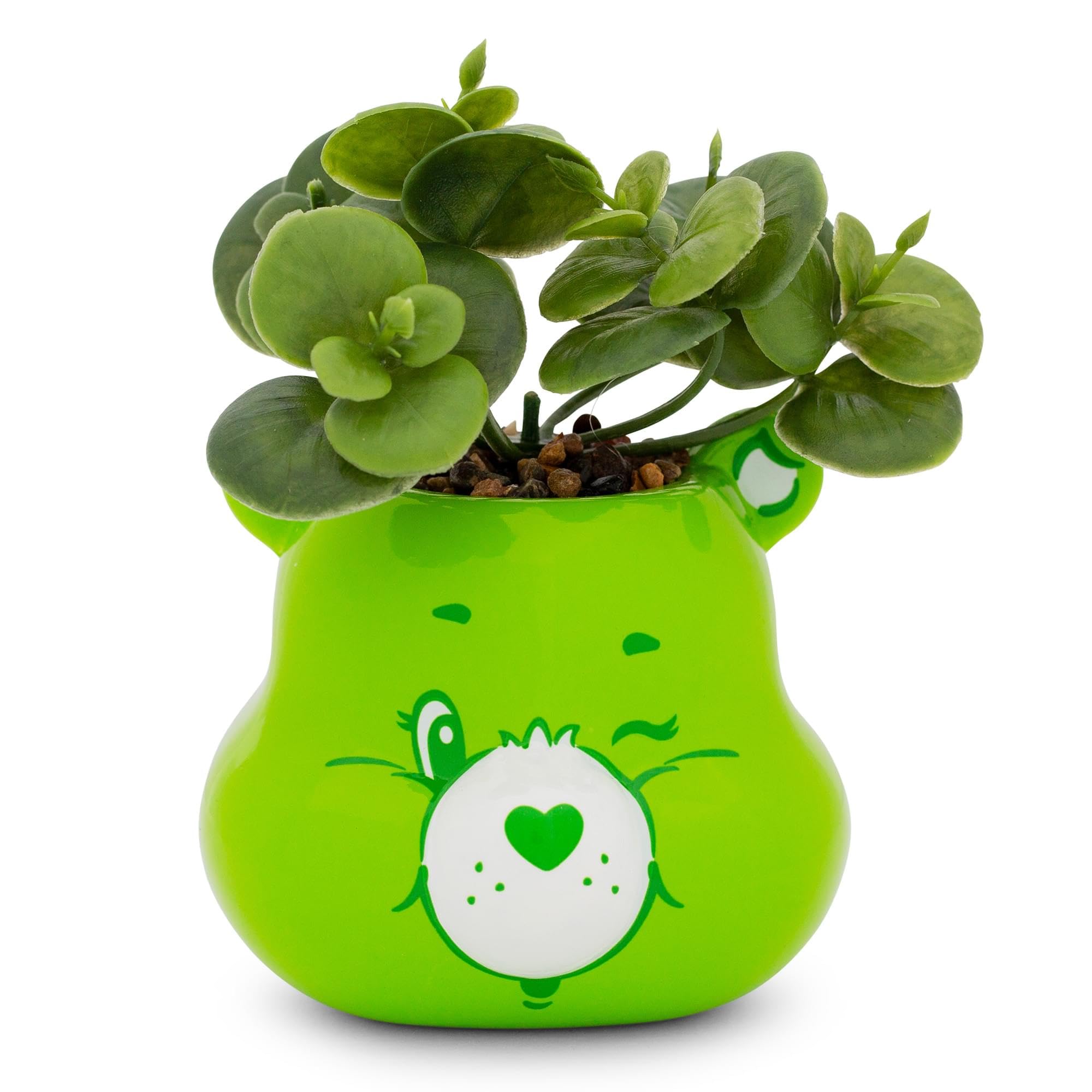 Mini Maceta Silver Buffalo Care Bears Good Luck Bears - Venta Internacional.