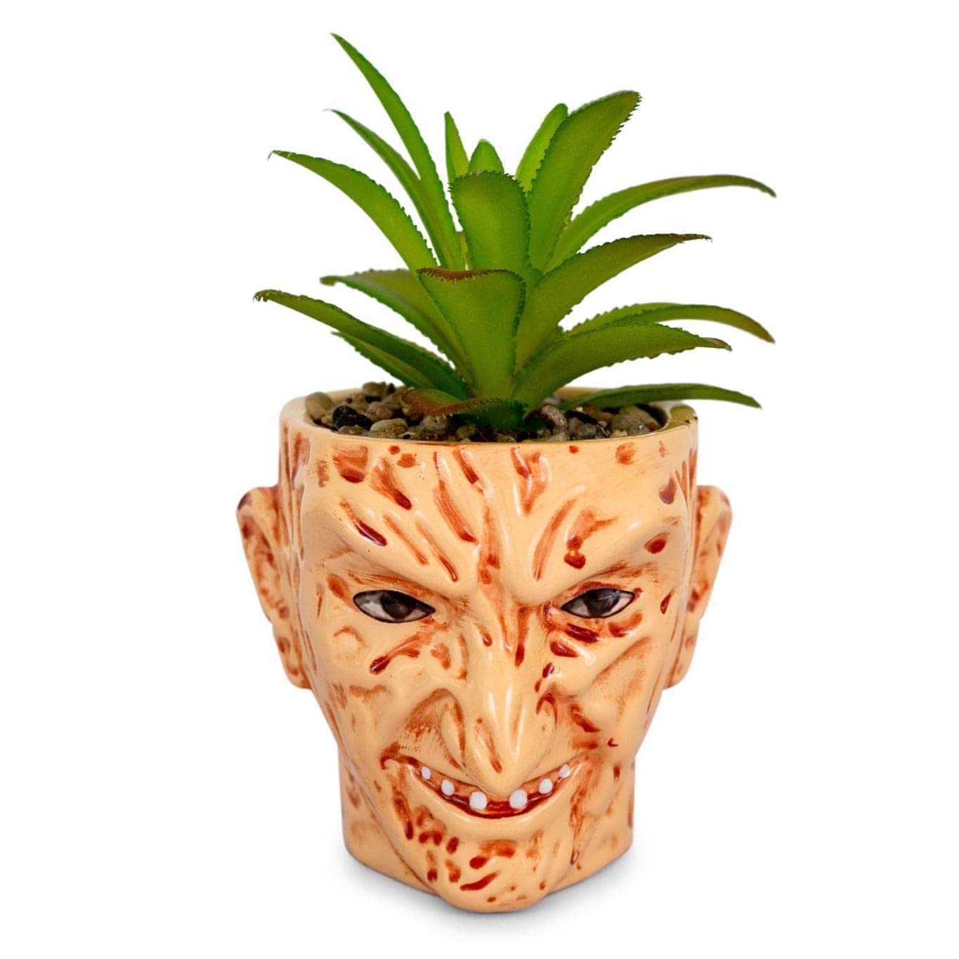 Mini Macetero De Cerámica Toynk A Nightmare On Elm Street Freddy - Venta Internacional.