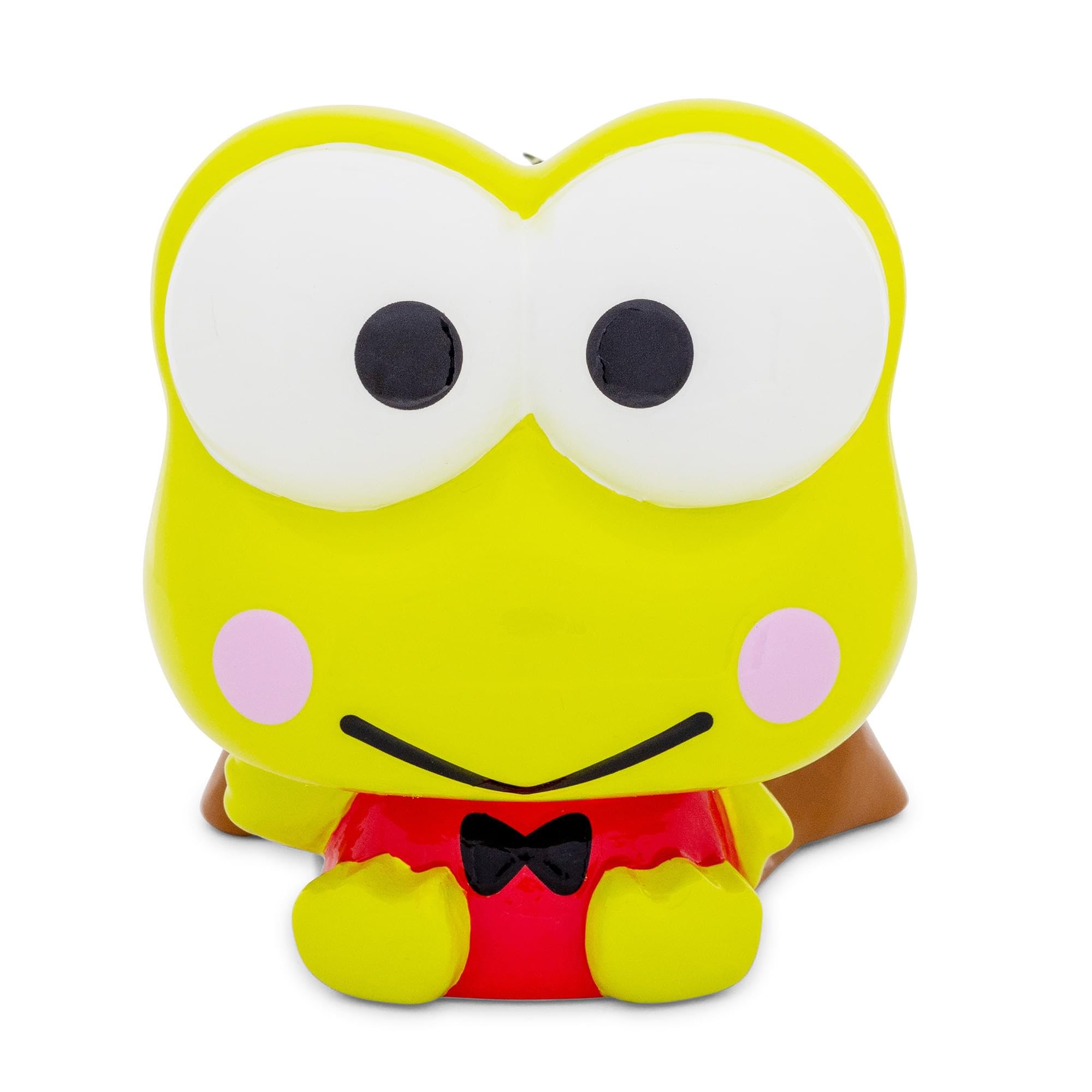 Foto 2 | Mini Maceta Plateada Con Tocón De Búfalo Sanrio Keroppi Con Suculentas - Venta Internacional.