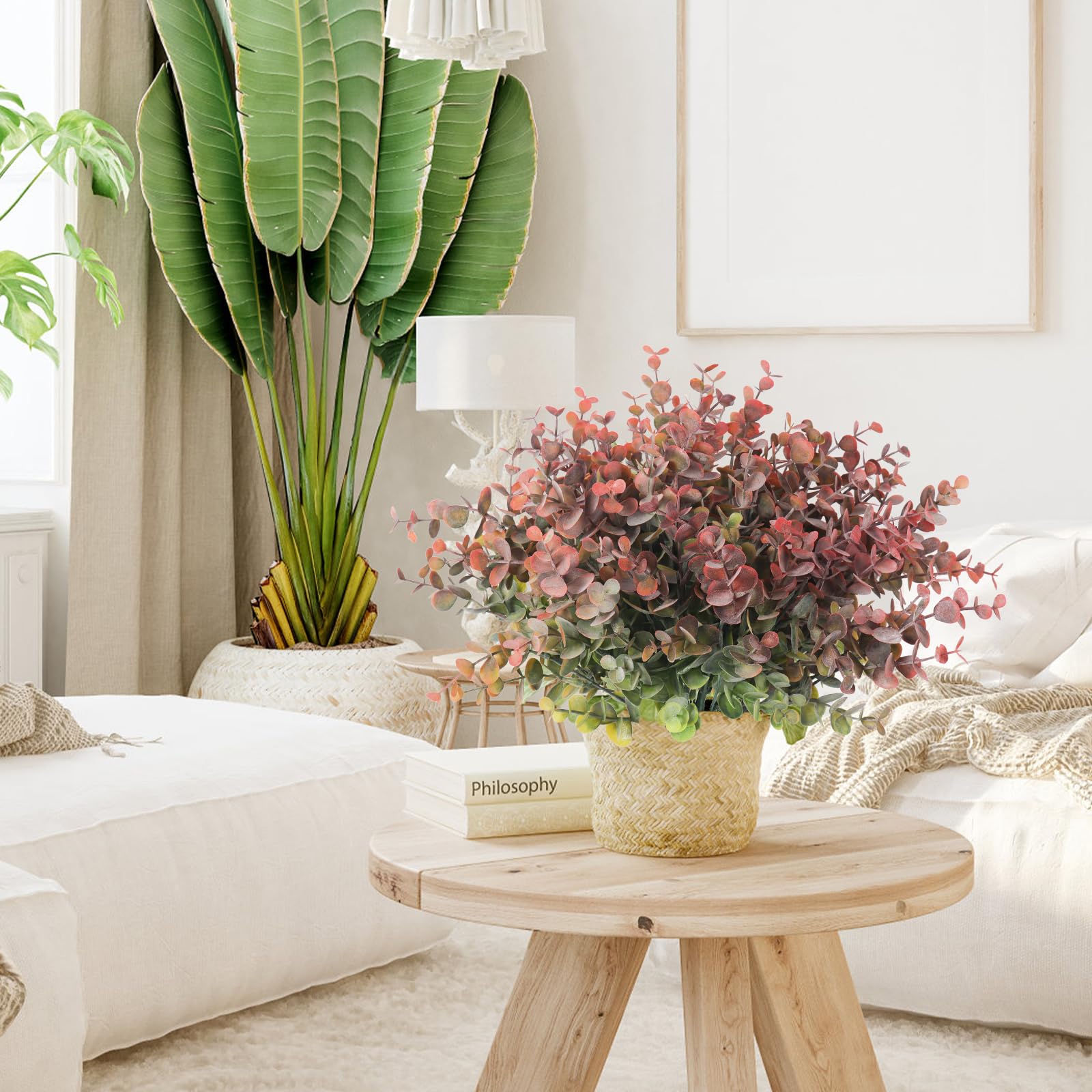 Foto 6 | Plantas Artificiales Recutms, Tallos De Eucalipto Falsos (12 Paquetes) - Venta Internacional.