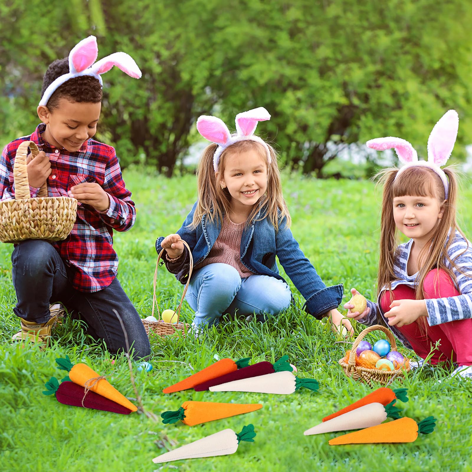 Foto 7 | Zanahorias de Pascua para Decoración Conejitos - Venta Internacional