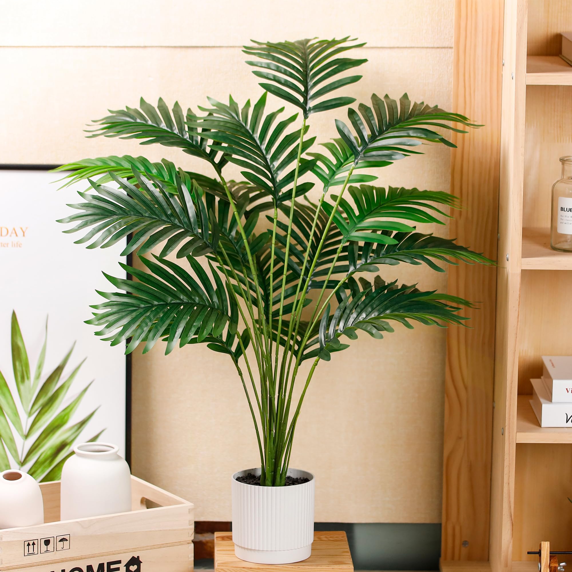 Foto 3 pulgar | Palmera Artificial con Maceta Der Rose 71 cm- Venta Internacional