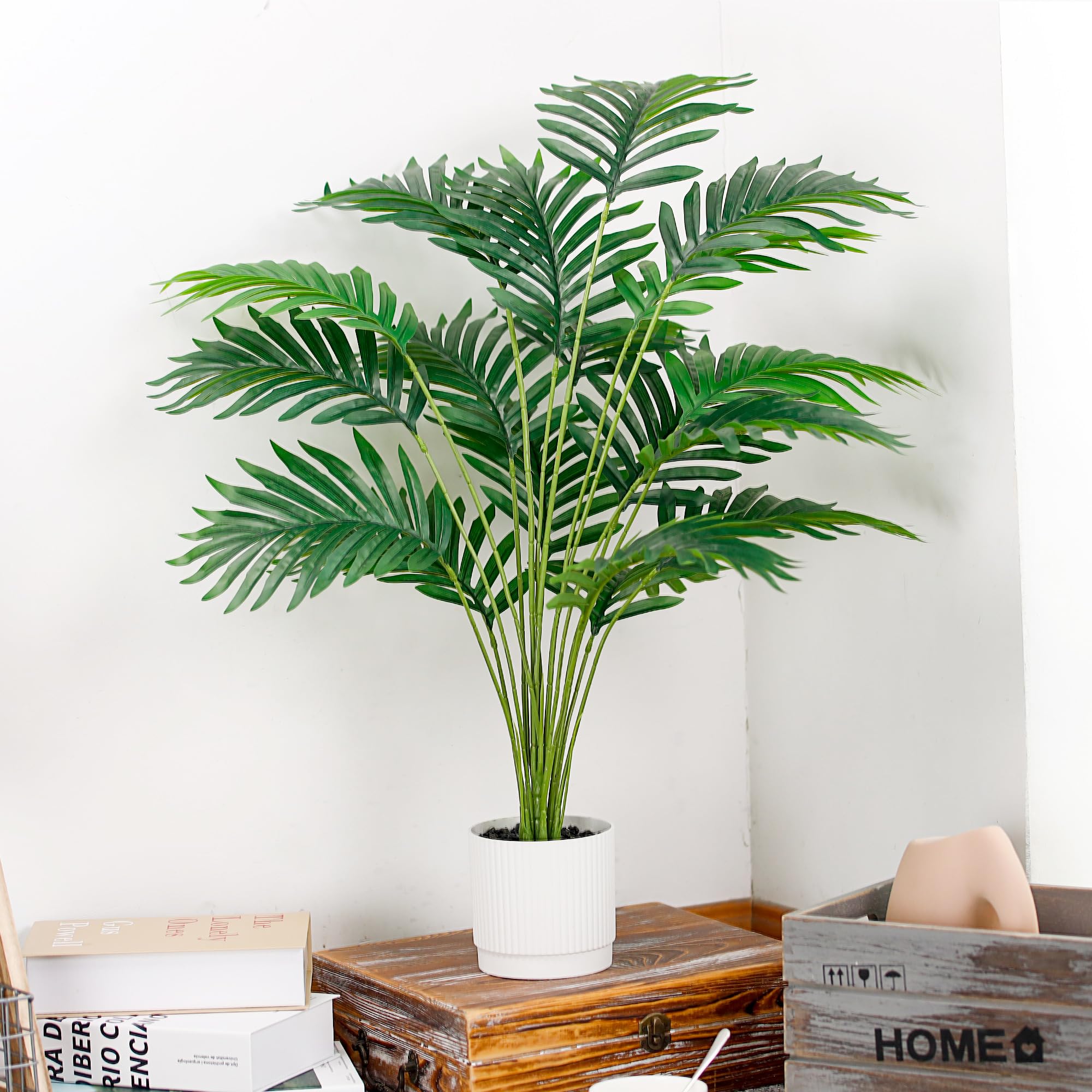 Foto 5 pulgar | Palmera Artificial con Maceta Der Rose 71 cm- Venta Internacional