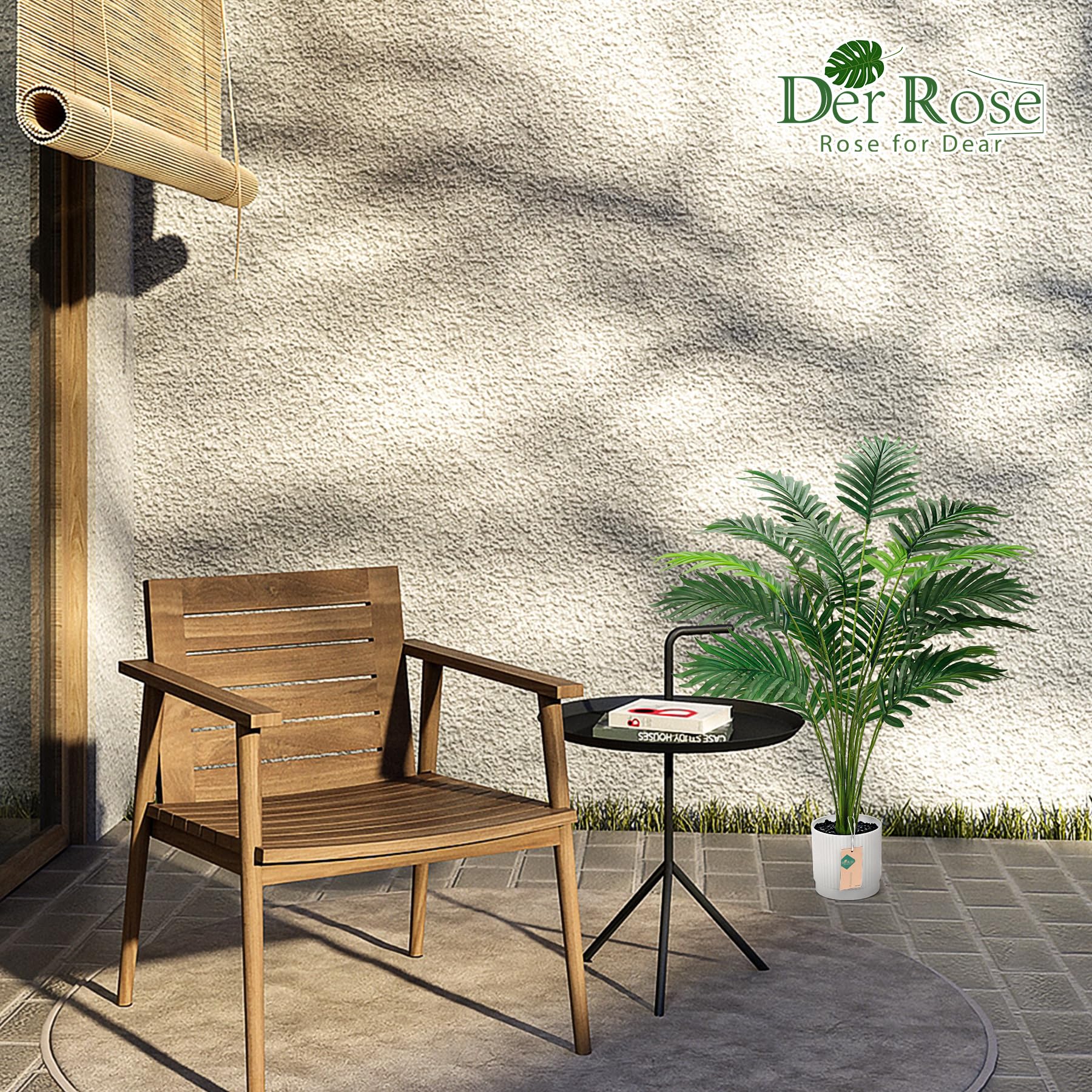 Foto 7 pulgar | Palmera Artificial con Maceta Der Rose 71 cm- Venta Internacional