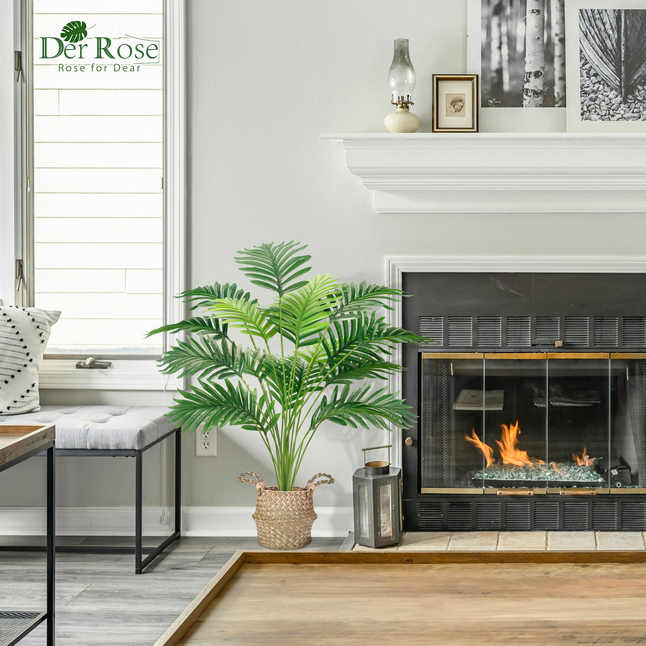 Foto 3 pulgar | Palmera Artificial Der Rose Areca con Cestas - Venta Internacional