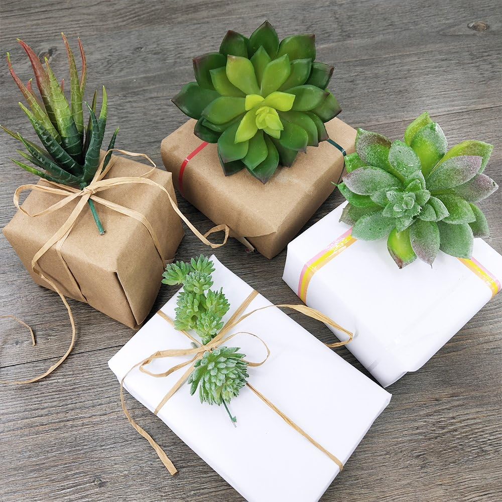 Foto 7 | Plantas Suculentas Artificiales Jieyou Surtidas, 20 Unidades - Venta Internacional.