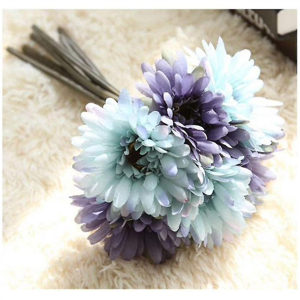 Flores Artificiales Huoguo, Gerbera Seca, Margarita, 7 Tallos, Seda - Venta Internacional.