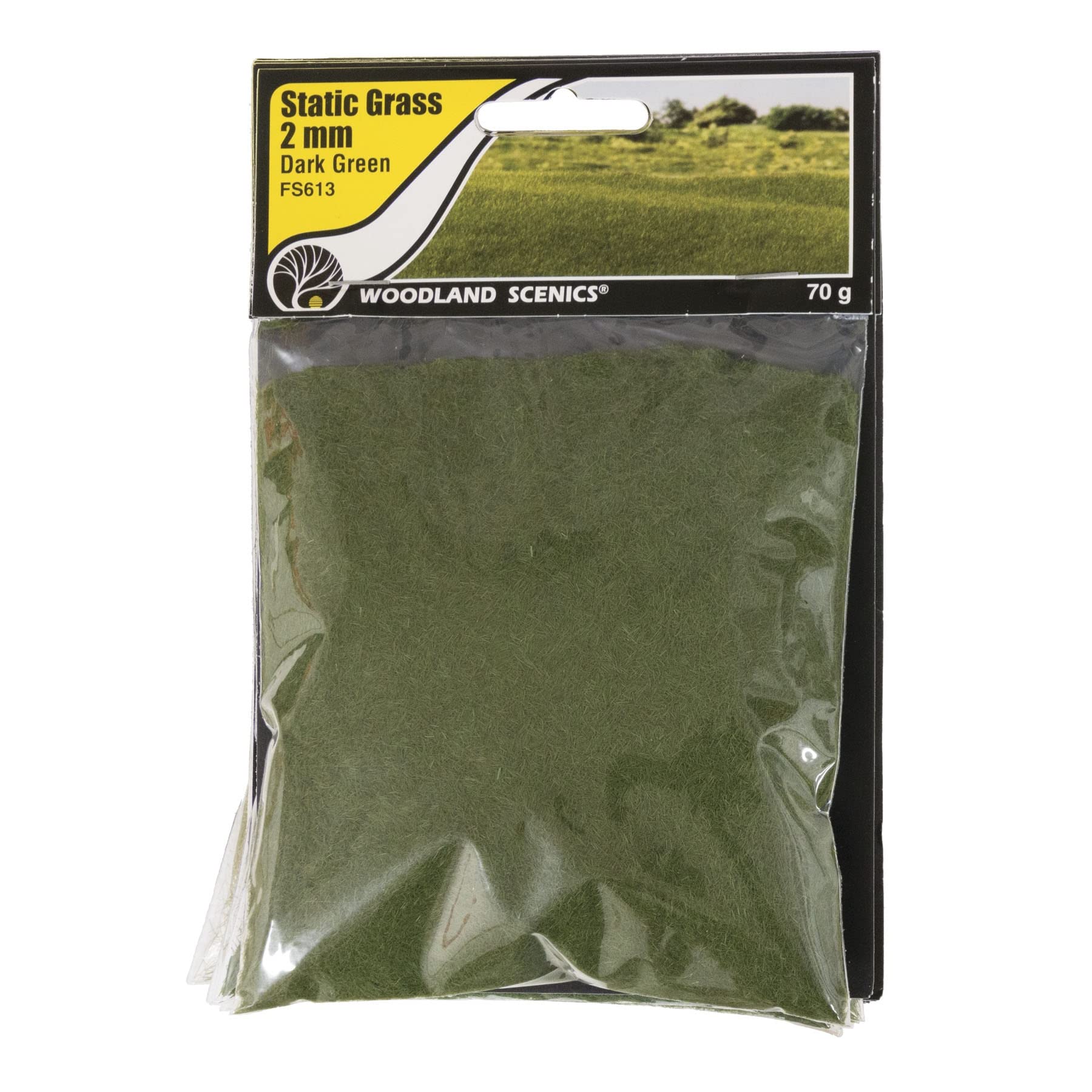 Foto 2 pulgar | Static Grass Woodland Scenics, Verde Oscuro, 2 Mm, 70 G - Venta Internacional.