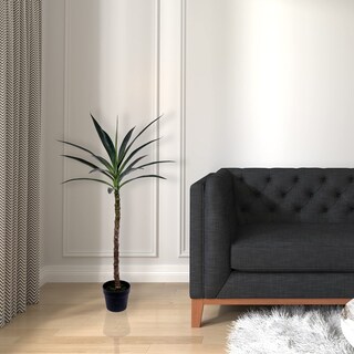 Foto 4 | Árbol De Yuca Artificial Vickerman De 44 Pulgadas Con Maceta Negra - Venta Internacional.