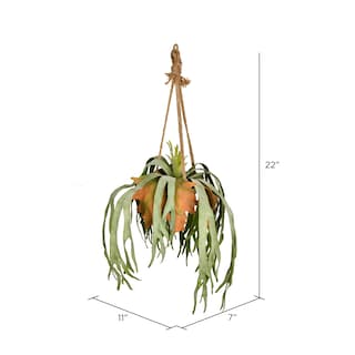 Foto 2 | Planta Artificial Vickerman Everyday Staghorn Fern Con Maceta De Cerámica - Venta Internacional.
