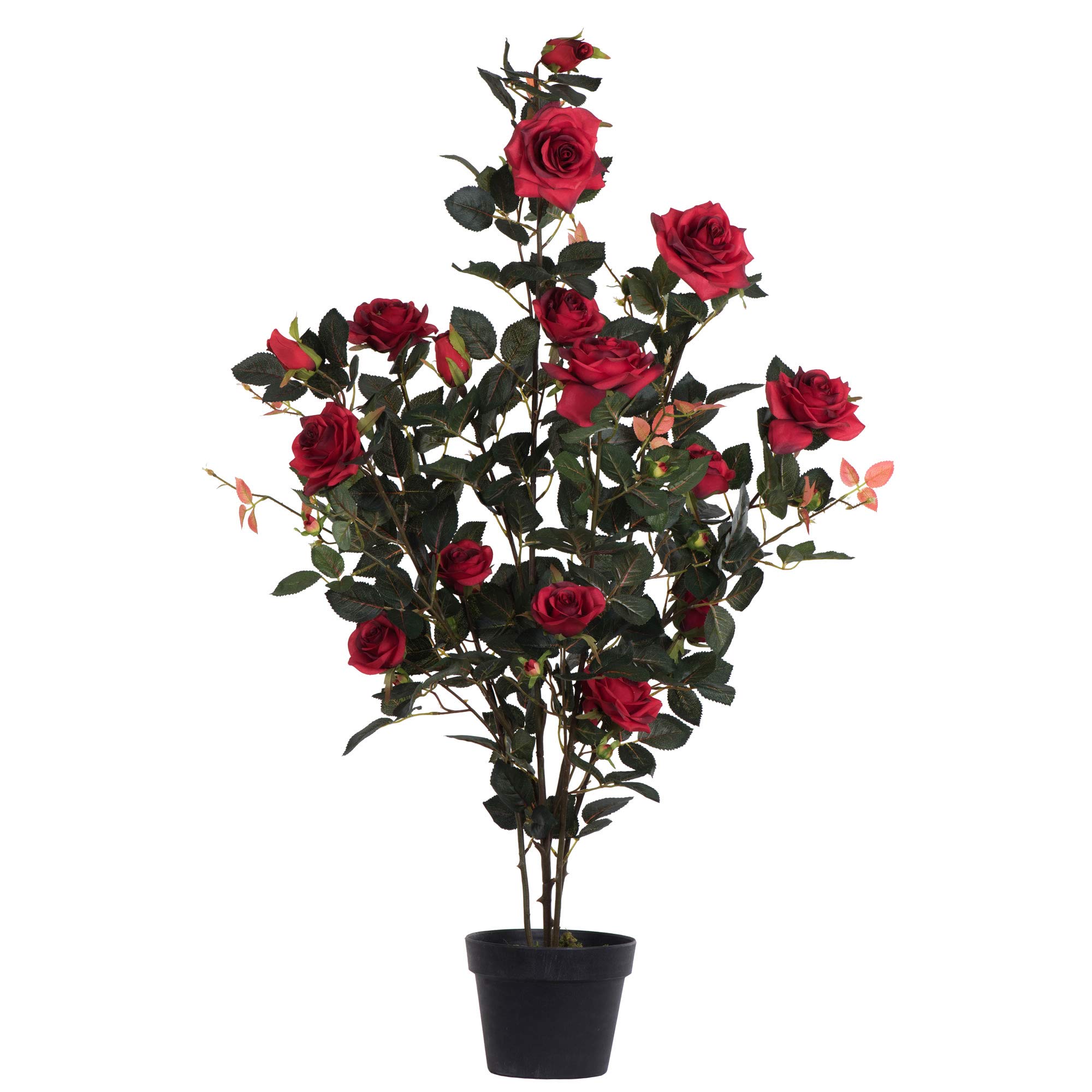 Foto 2 pulgar | Planta Artificial De Rosas Rojas Vickerman Everyday 45 Con Maceta - Venta Internacional.