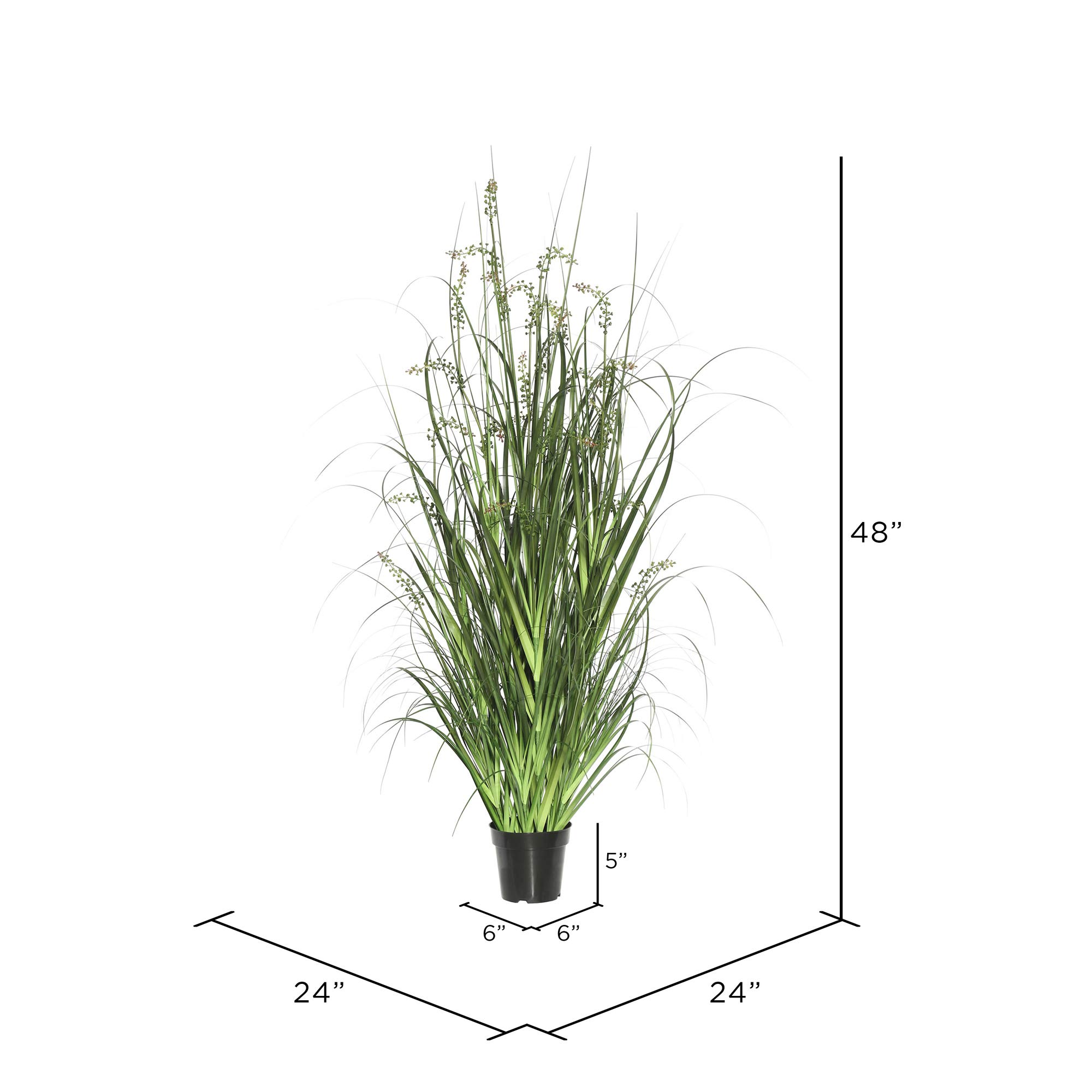 Foto 6 pulgar | Planta Verde Artificial De Pasto De Oveja Vickerman Everyday De 48 Pulgadas - Venta Internacional.
