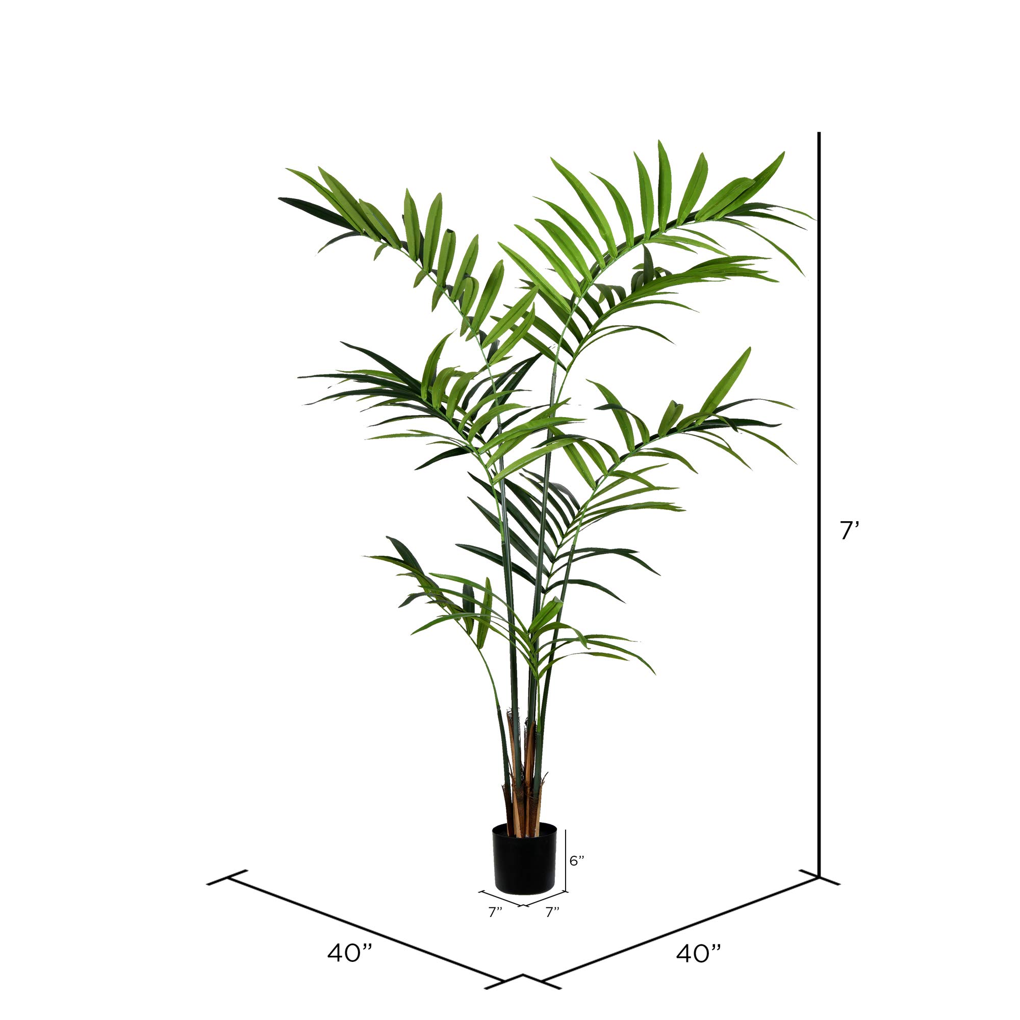 Foto 3 pulgar | Palmera Artificial Kentia Vickerman De 2,1 M De Altura Con Maceta - Venta Internacional.