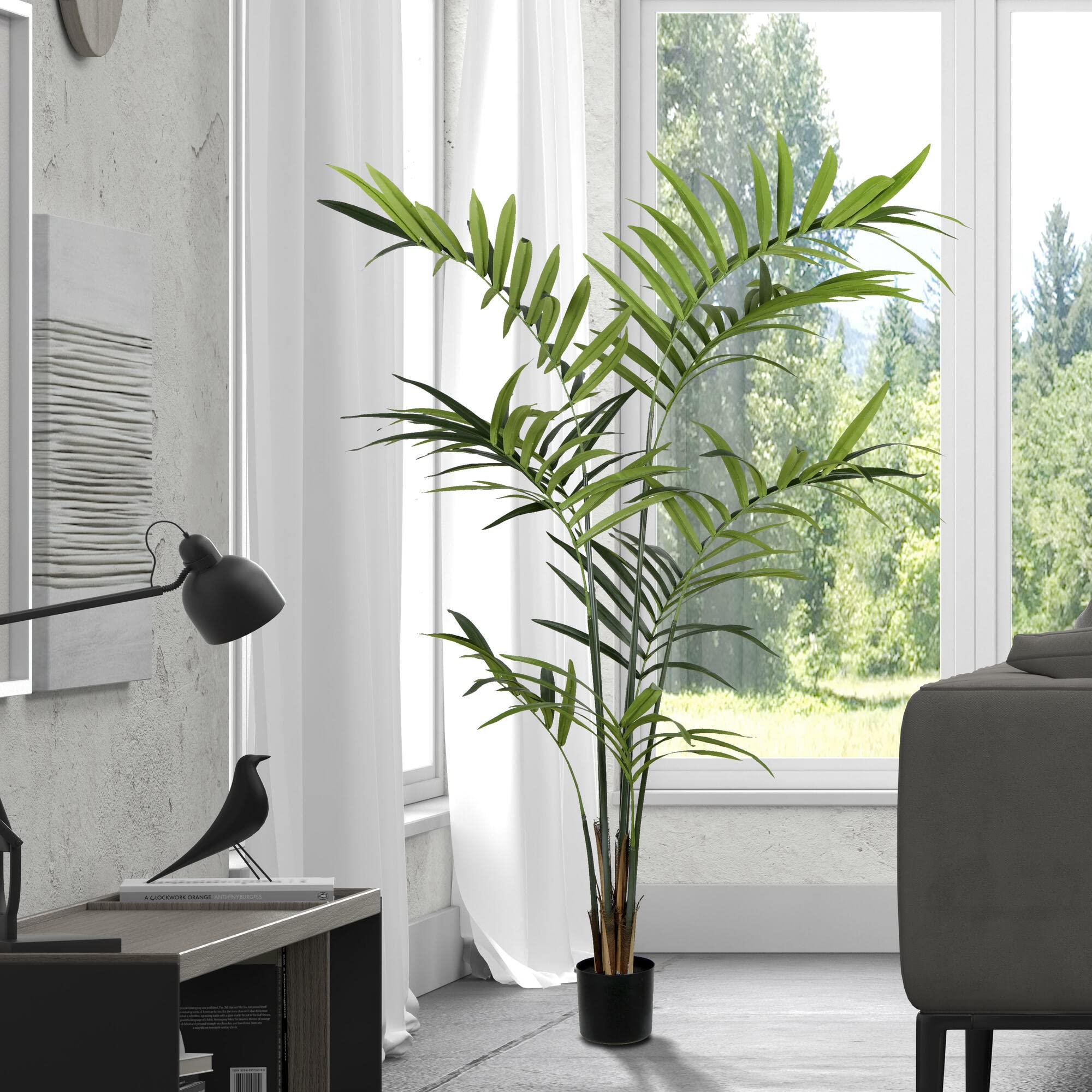 Foto 4 pulgar | Palmera Artificial Kentia Vickerman De 2,1 M De Altura Con Maceta - Venta Internacional.