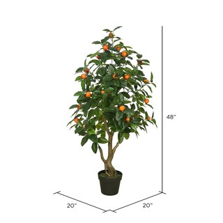 Foto 4 | Árbol Artificial Vickerman Everday 48 Verde/naranja Real Touch - Venta Internacional.