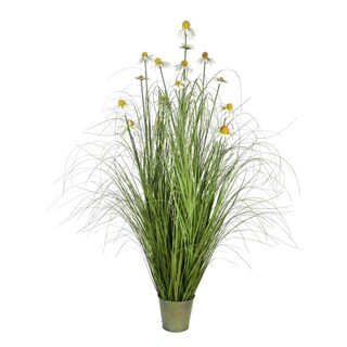 Foto 1 | Hierba Verde Artificial Y Margaritas Vickerman Everyday, 60 Cm - Venta Internacional.