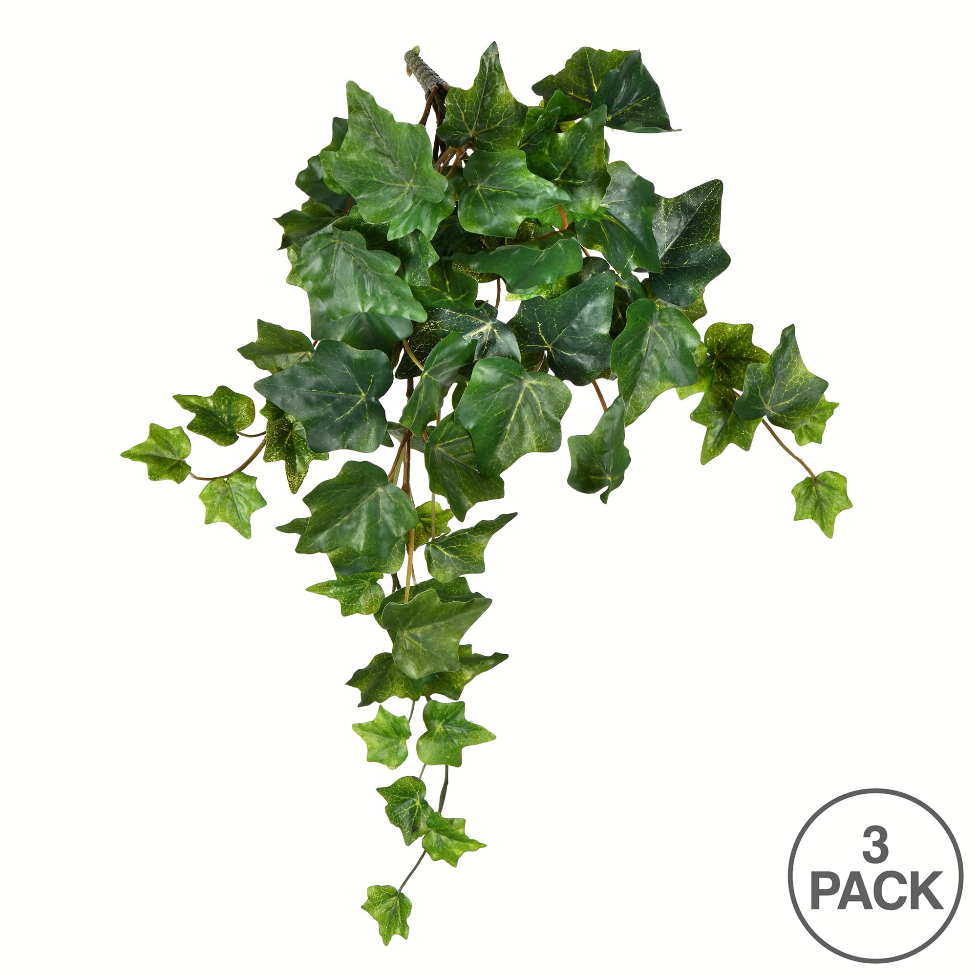 Foto 4 pulgar | Arbusto Colgante Artificial De Hiedra Verde, 18 Cm, Paquete De 3 Unidades, Vickerman - Venta Internacional.