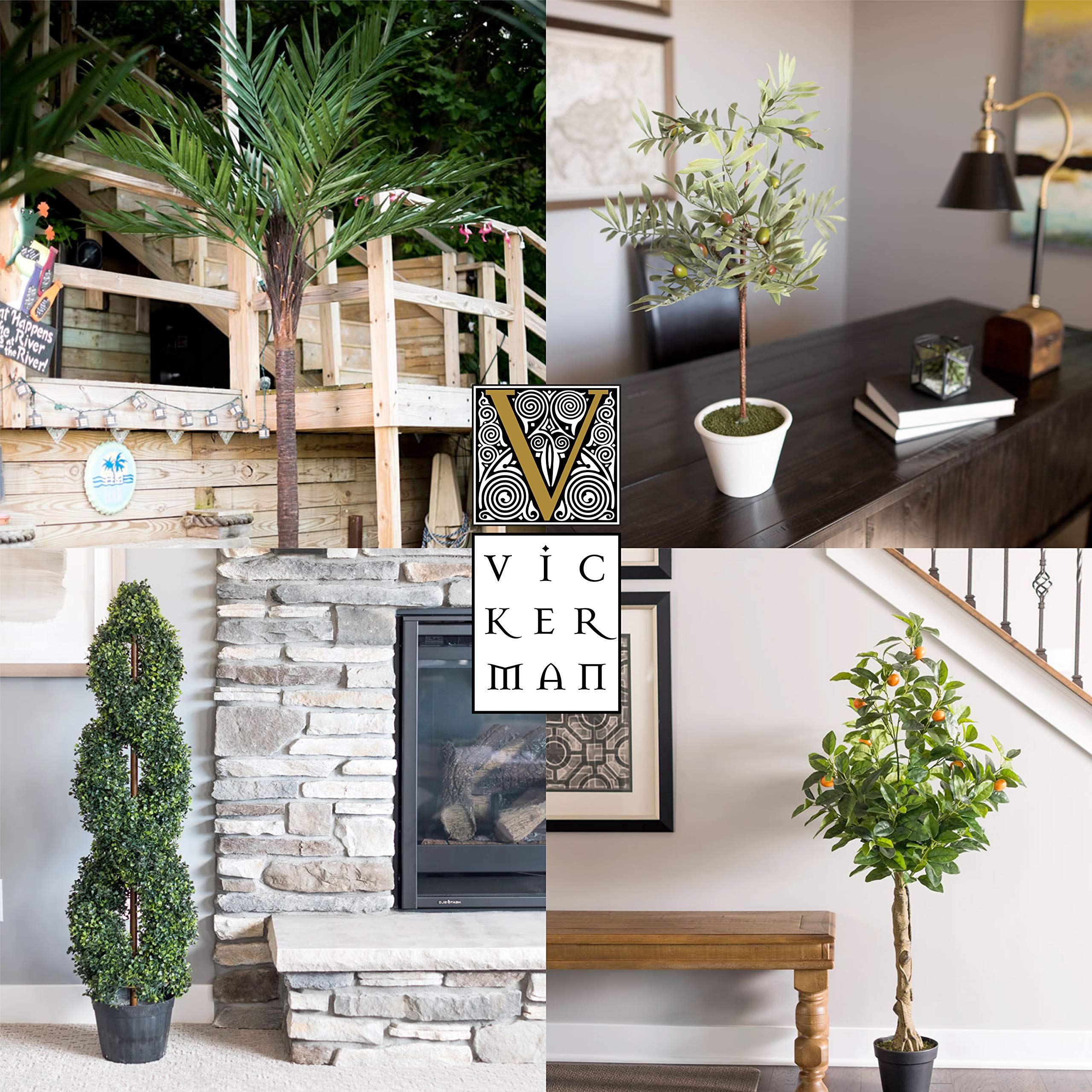 Foto 4 pulgar | Árbol De Bambú Japonés Negro Artificial Vickerman En Maceta De 8 Pies - Venta Internacional.