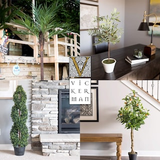 Foto 3 | Árbol De Bambú Japonés Negro Artificial Vickerman En Maceta De 8 Pies - Venta Internacional.